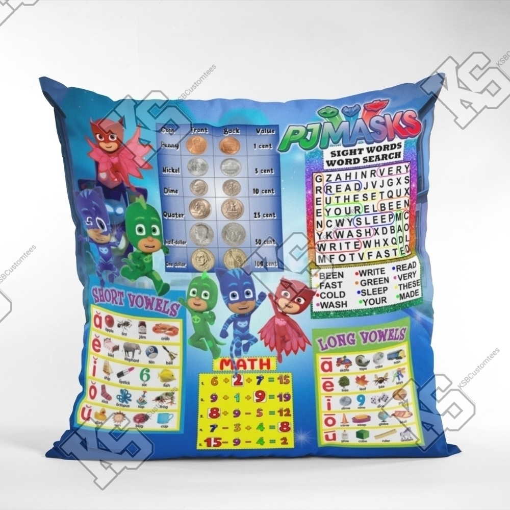PJ Mask Learning‎ Pillows